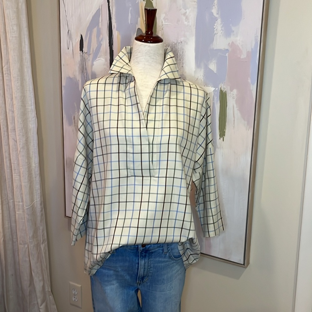 Akris Punto Plaid Shirt